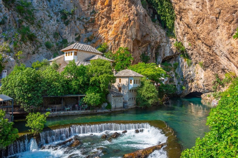 View in Blagaj Tekke & the Buna Spring