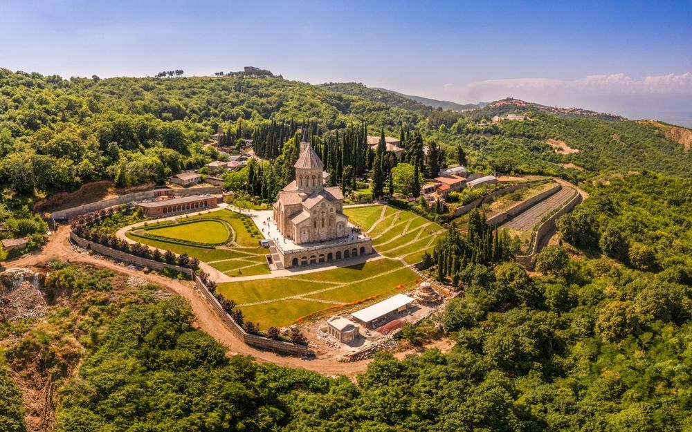 View in Bodbe Monastery