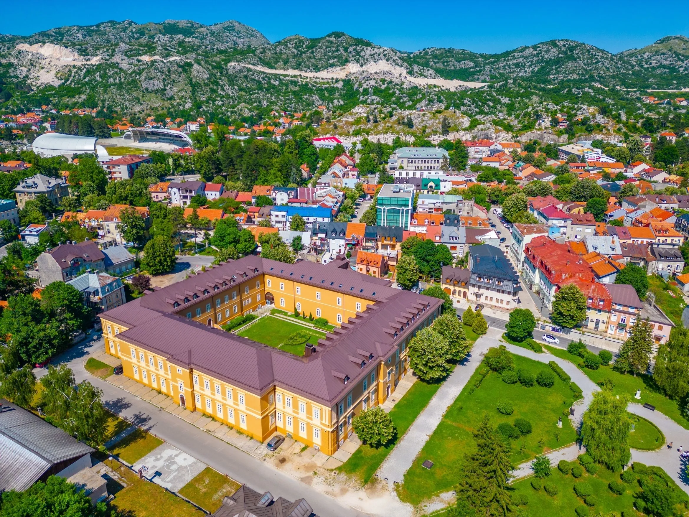 View in Cetinje: The Old Royal Capital