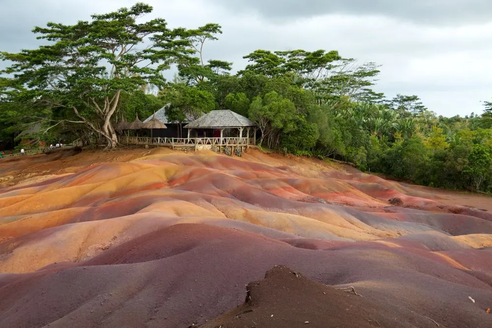 View in Chamarel Village