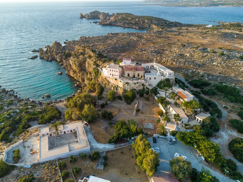 View in Chrysoskalitissa Monastery