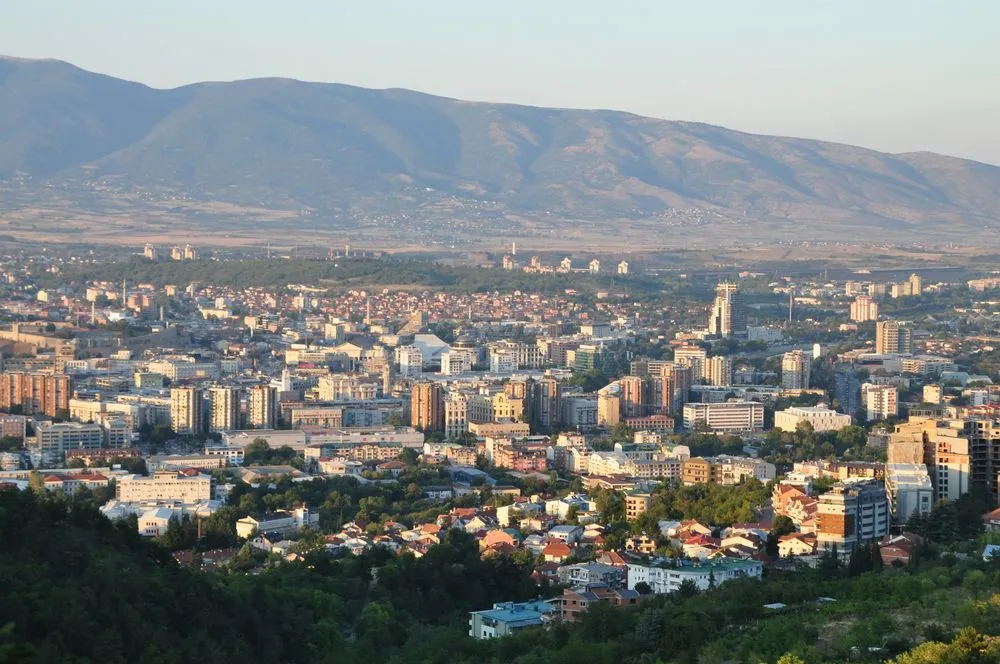 View in Debar Maalo Neighborhood