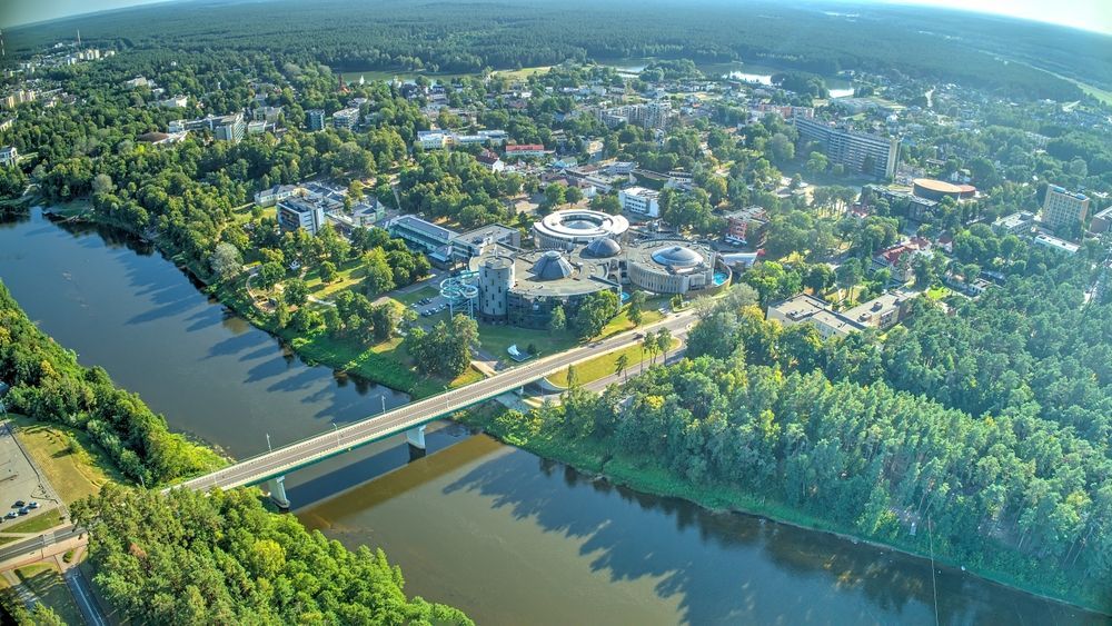 View in Druskininkai Spa Town