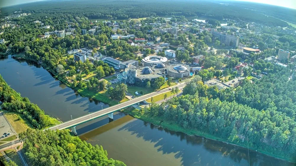 View in Druskininkai Spa Town