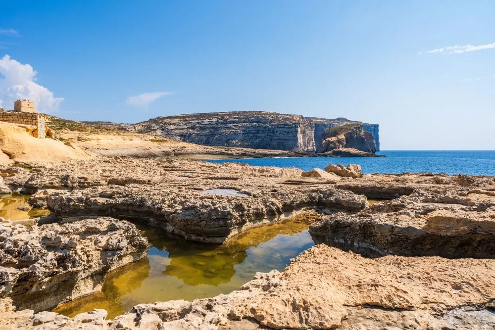 View in Dwejra Bay & the Inland Sea