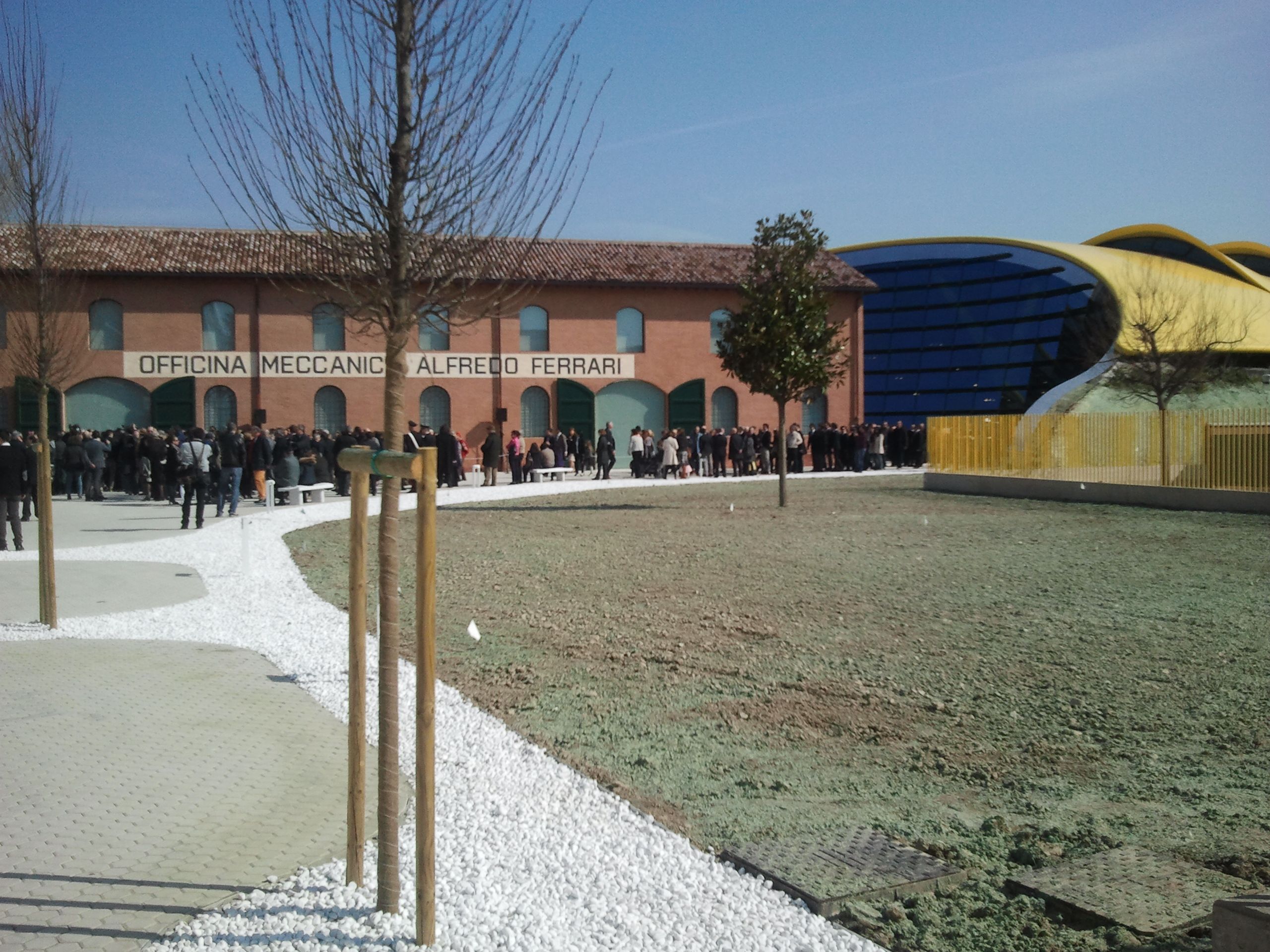 View in Enzo Ferrari Museum, Modena