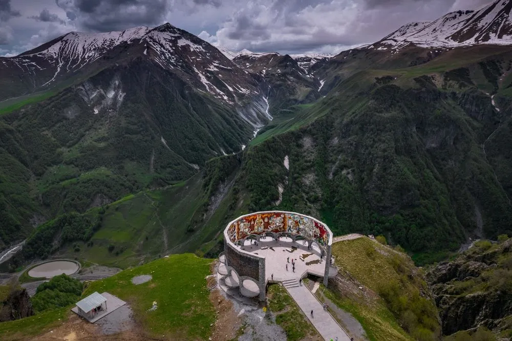 View in Friendship Monument & Gudauri