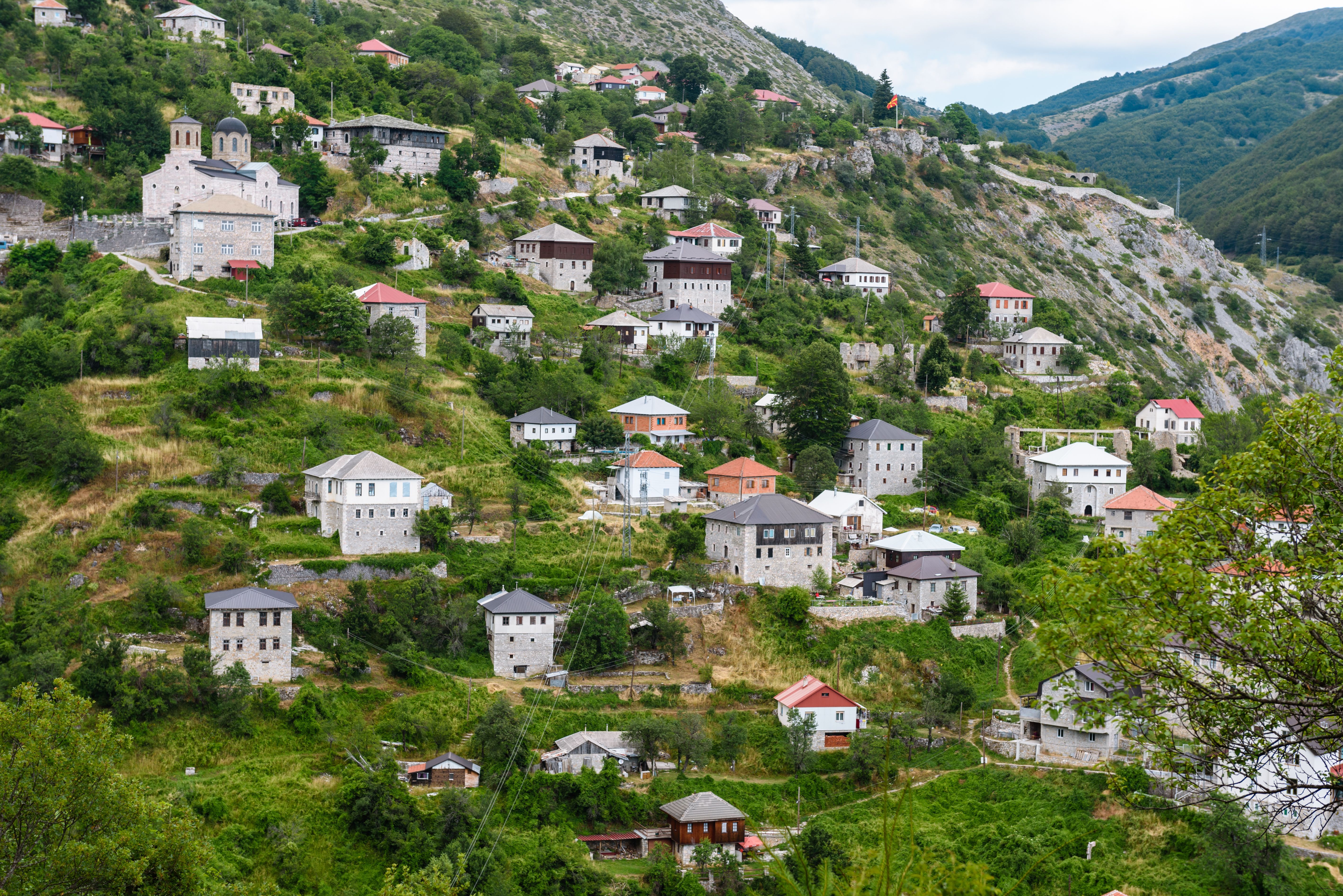 View in Galicnik, North Macedonia