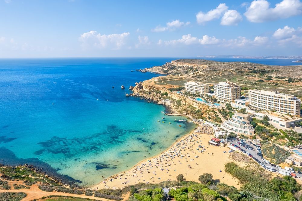 View in Golden Bay & Għajn Tuffieħa