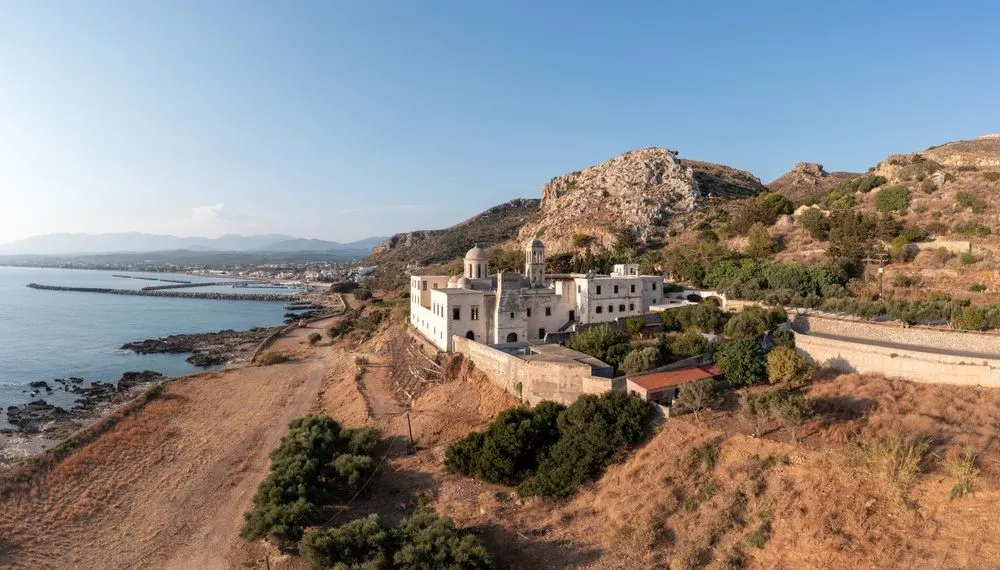 View in Gonia Monastery, Kolymbari