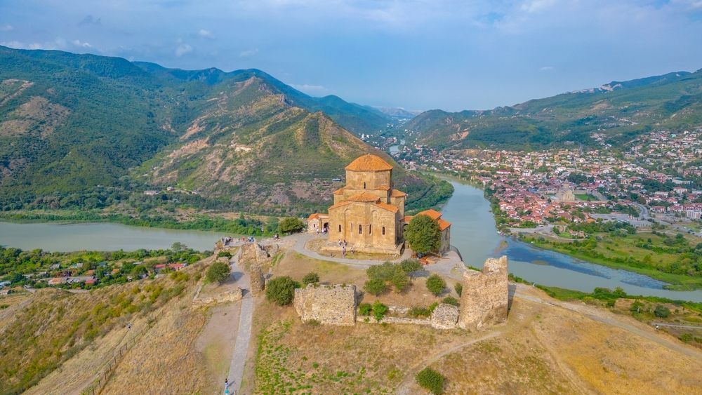 View in Jvari Monastery & Mtskheta