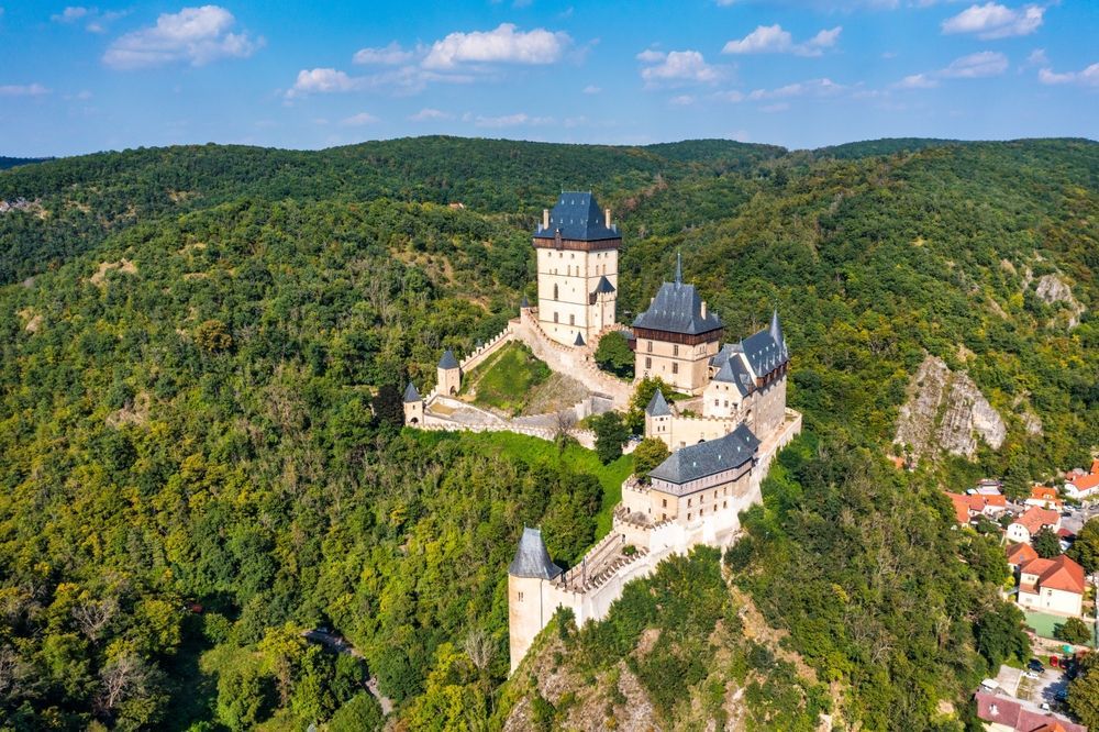 View in Karlstejn Village