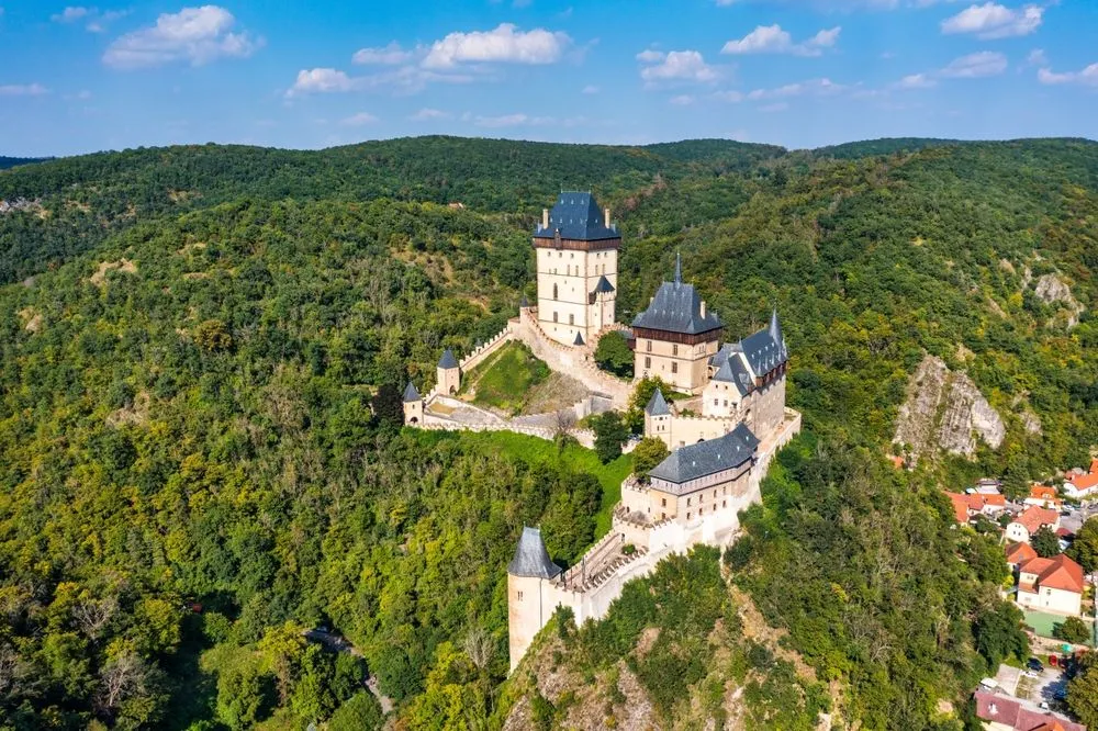 View in Karlstejn Village
