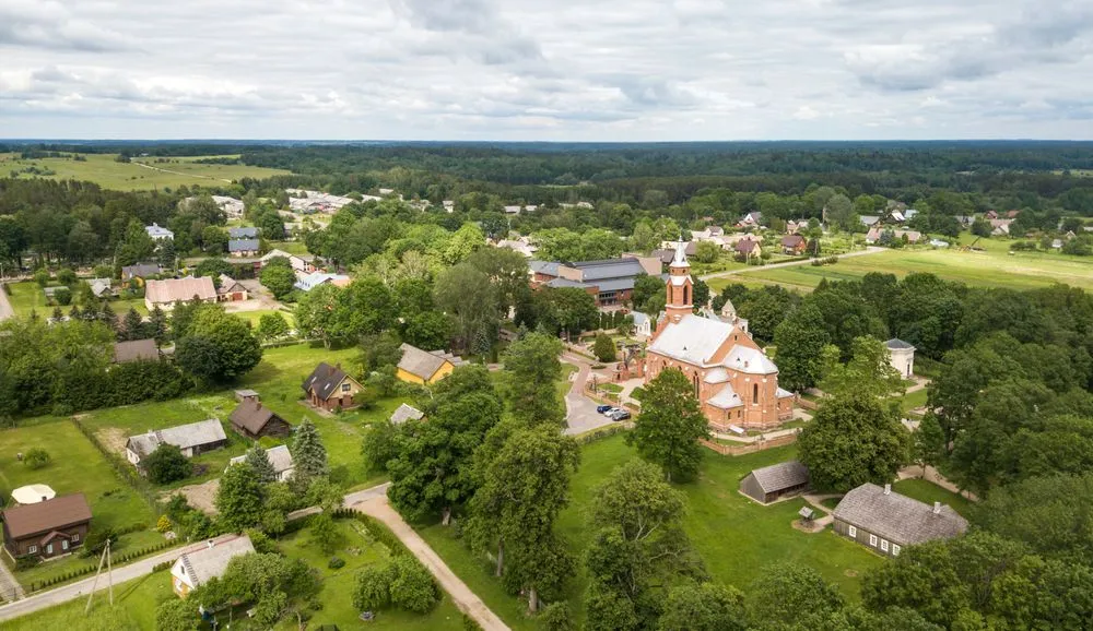 View in Kernave Village