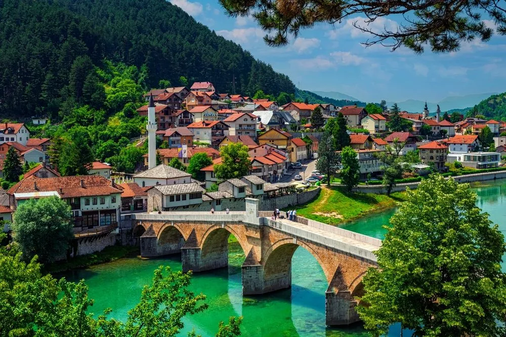 View in Konjic Old Bridge