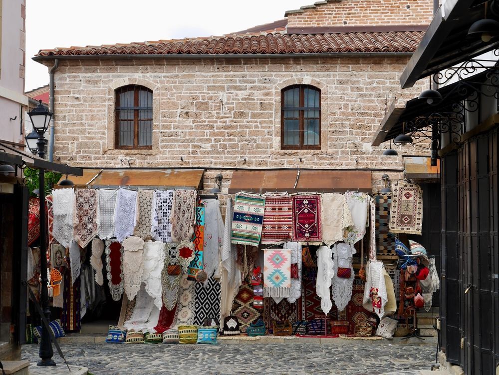 View in Korçë Old Bazaar