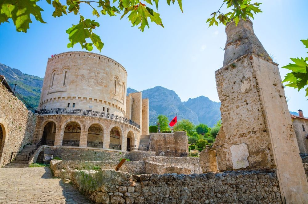View in Kruja Castle & Old Bazaar