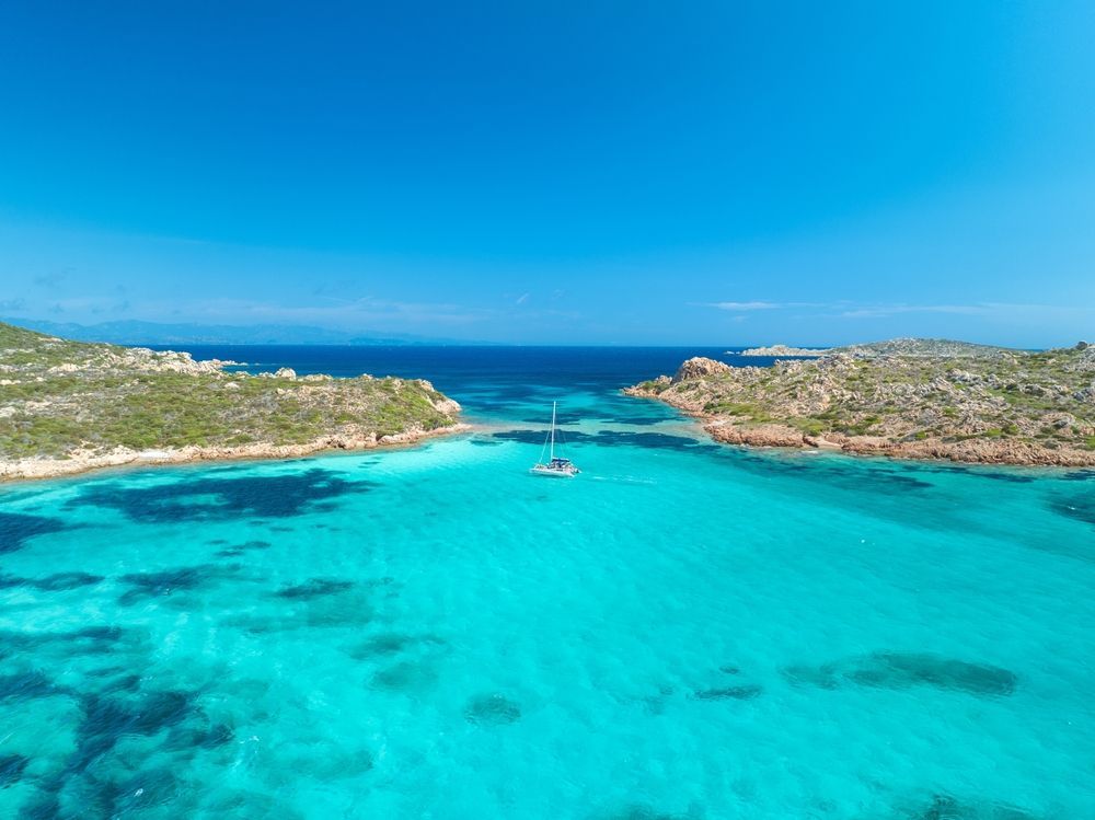 View in La Maddalena Island