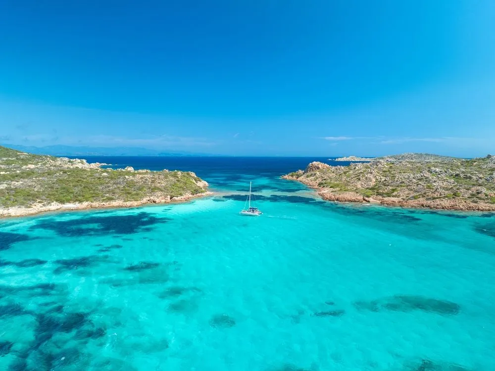 View in La Maddalena Island