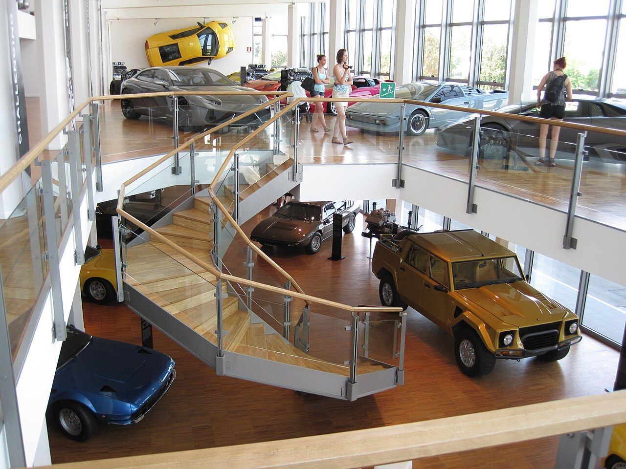 View in Lamborghini Museum, Sant'Agata Bolognese