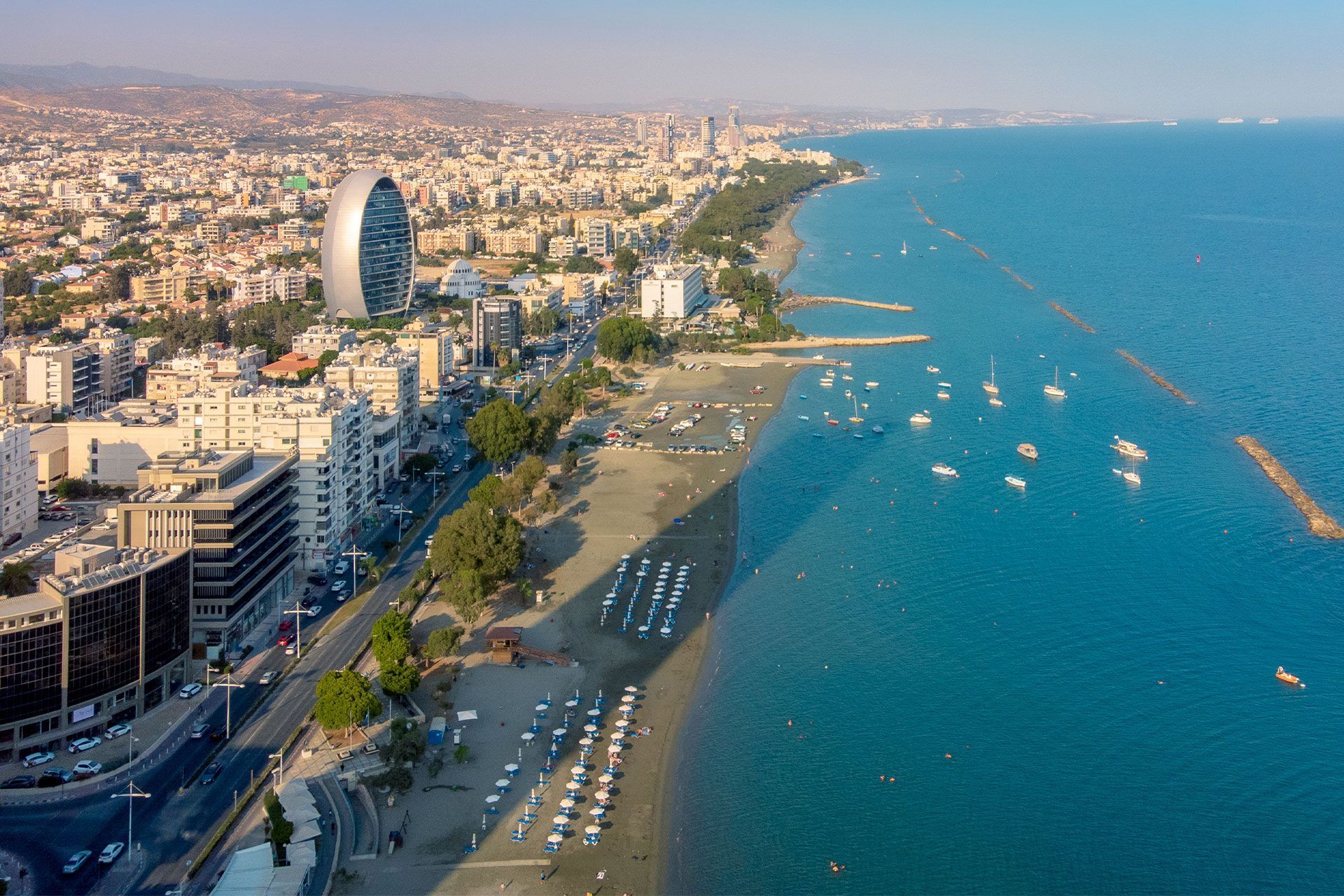 View in Limassol Marina