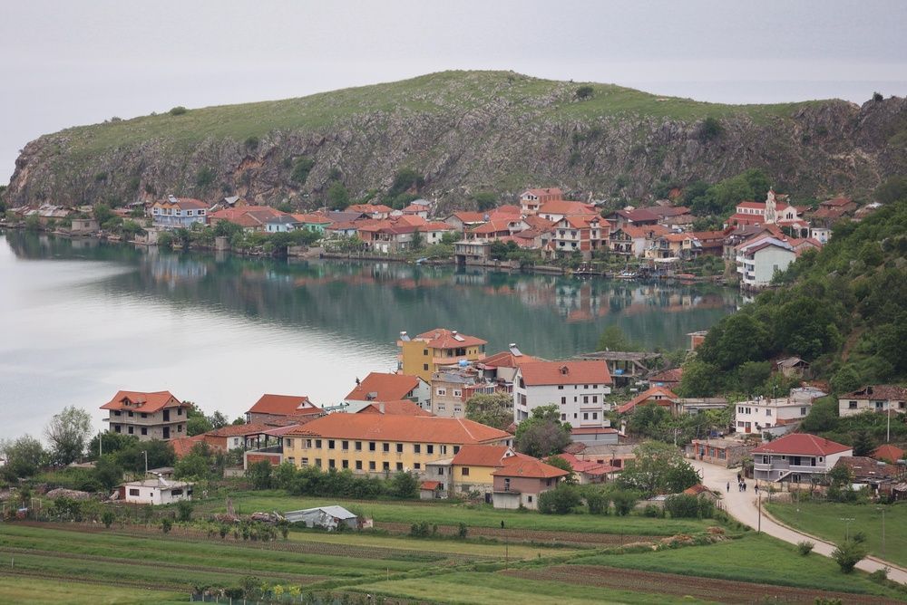 View in Lin Village, Lake Ohrid