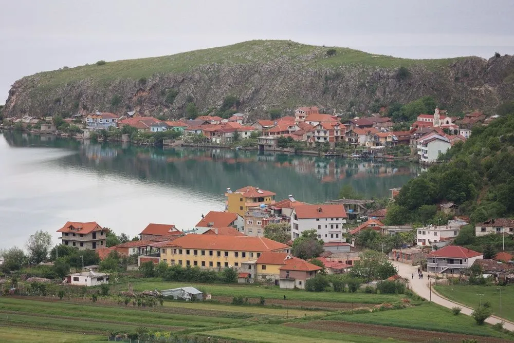 View in Lin Village, Lake Ohrid
