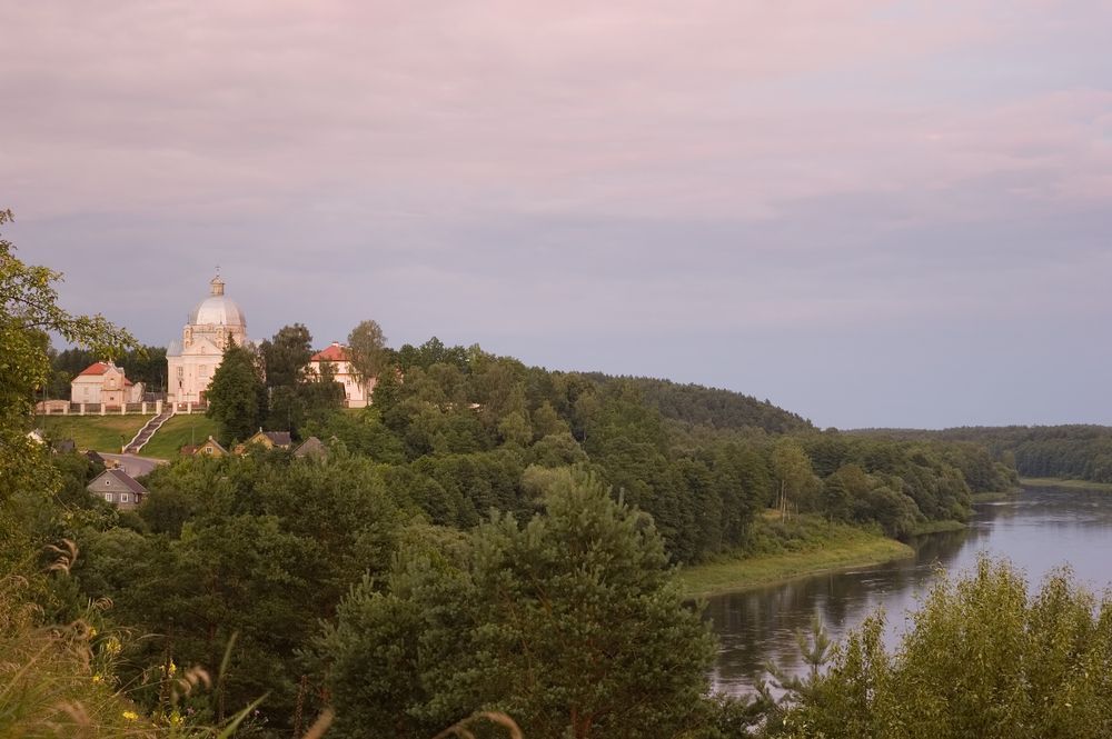 View in Liškiava Monastery Hill