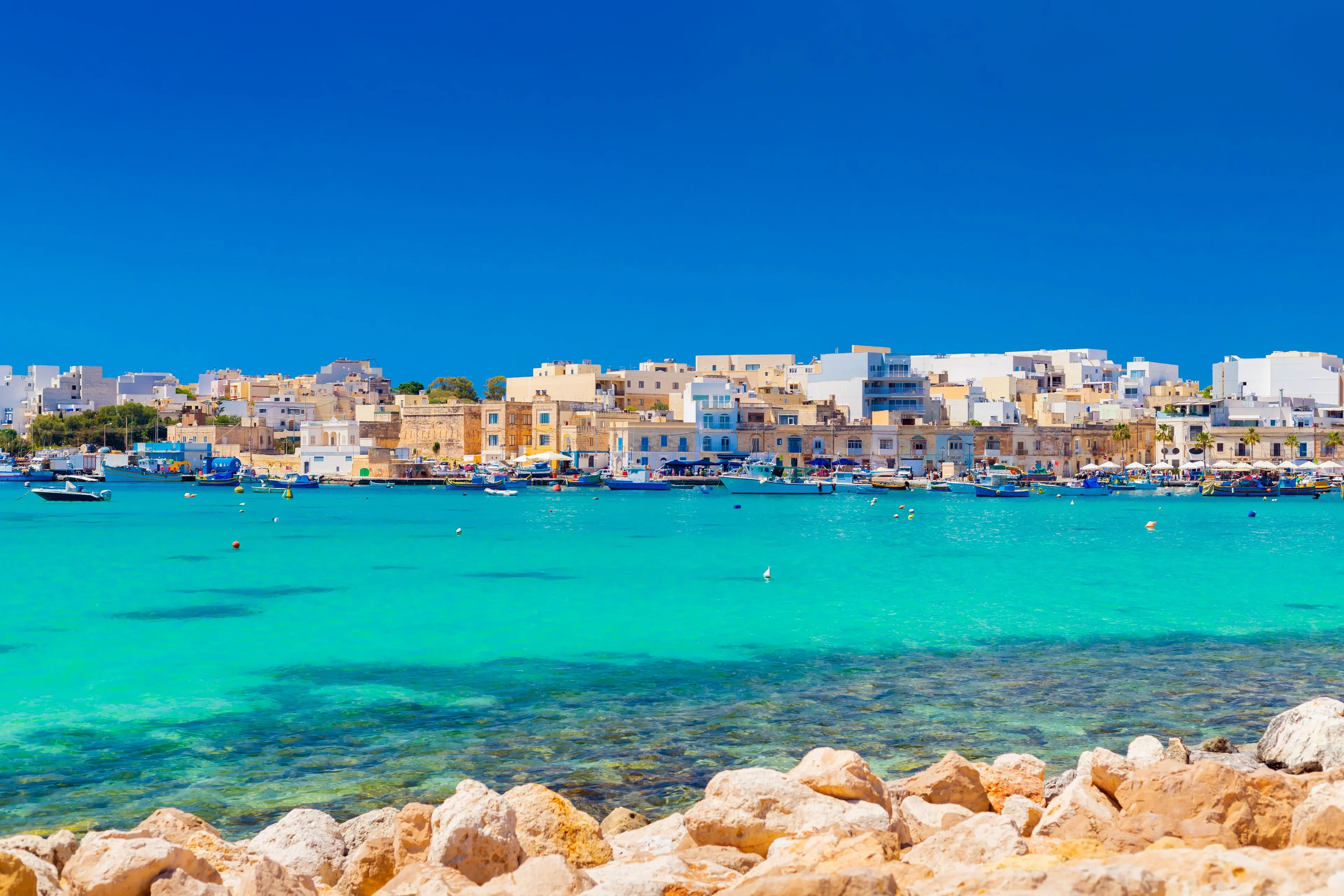 View in Marsaxlokk
