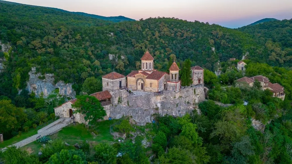 View in Motsameta Monastery