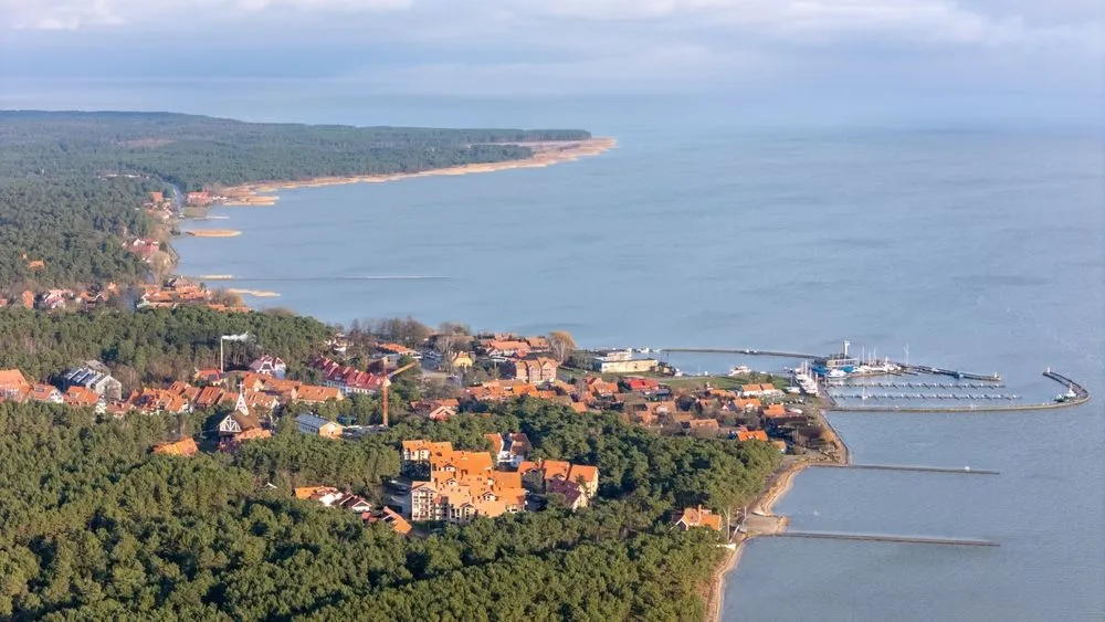View in Nida Fishing Village