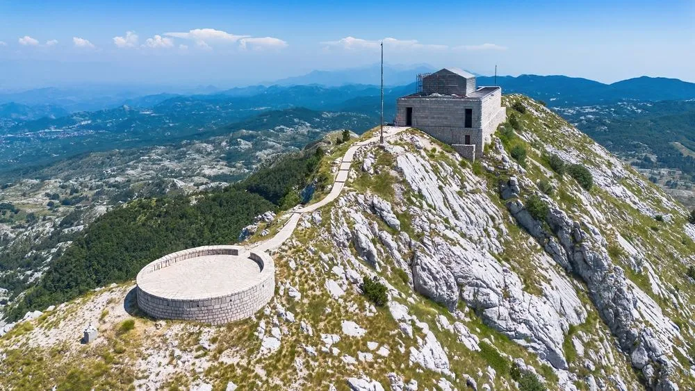 View in Njegoš Mausoleum, Mount Lovćen