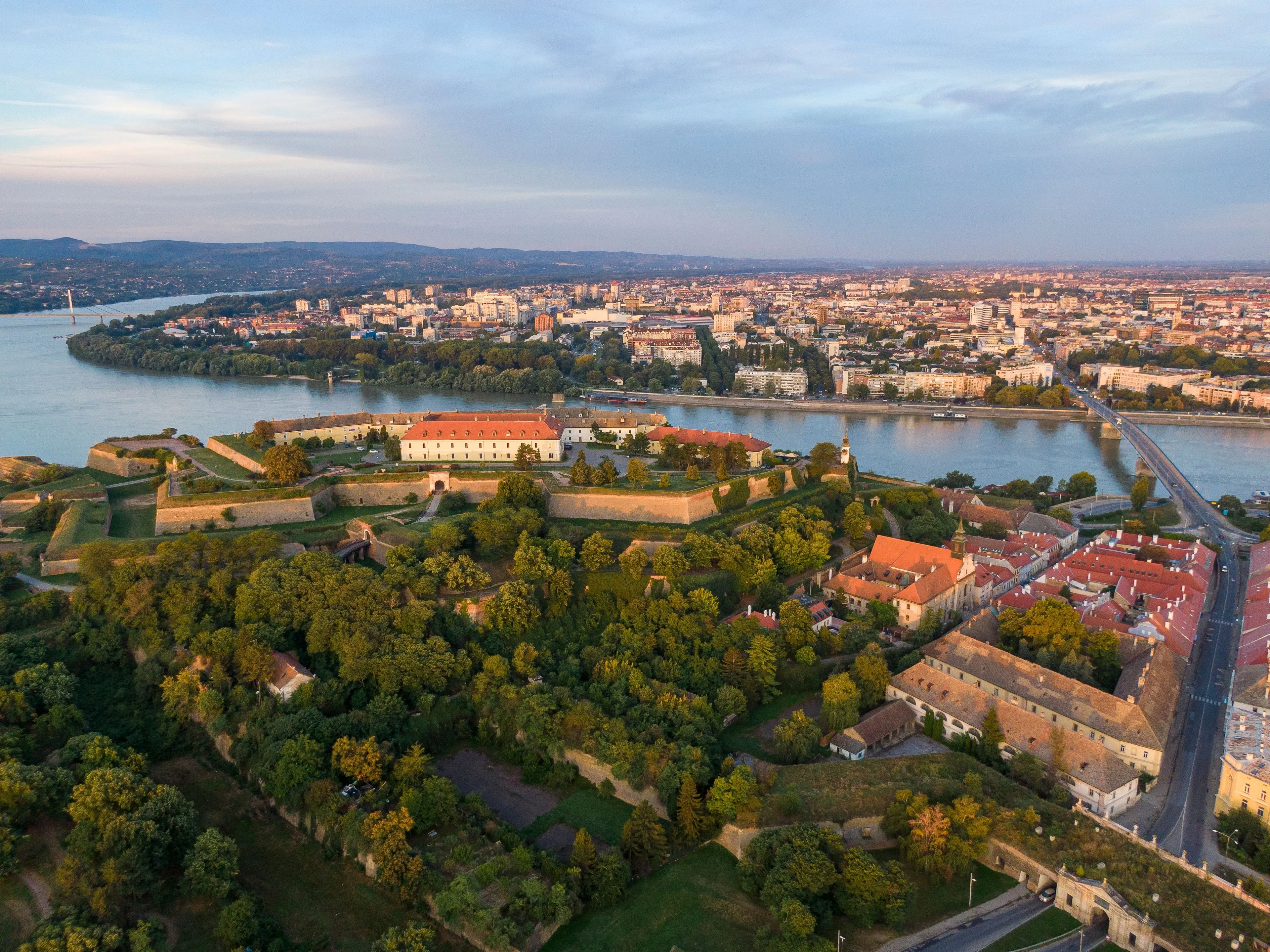 View in Novi Sad, Serbia