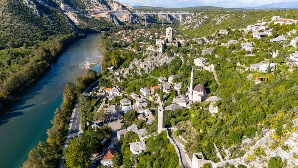 View in Počitelj Fortified Village