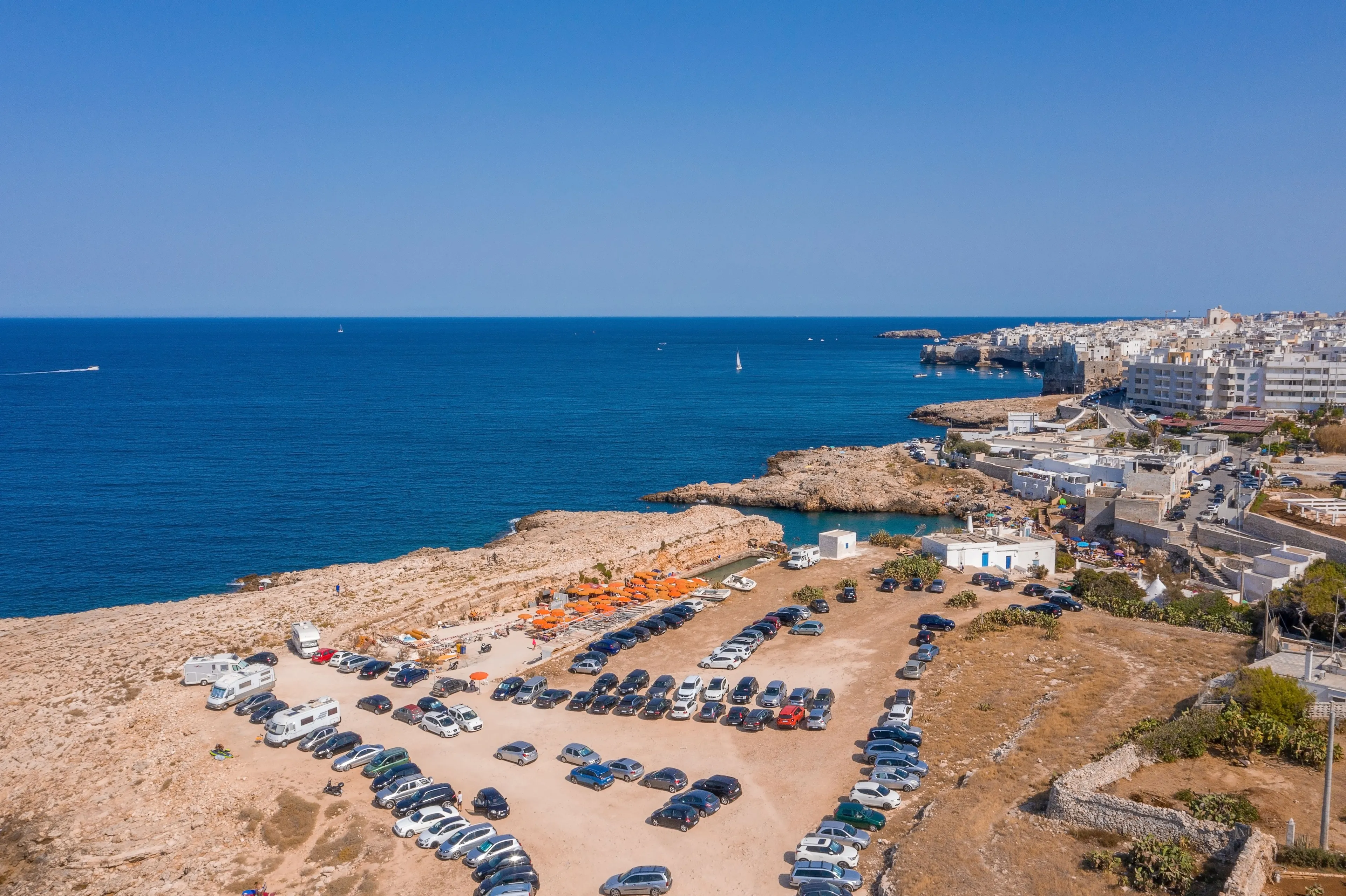 View in Polignano a Mare