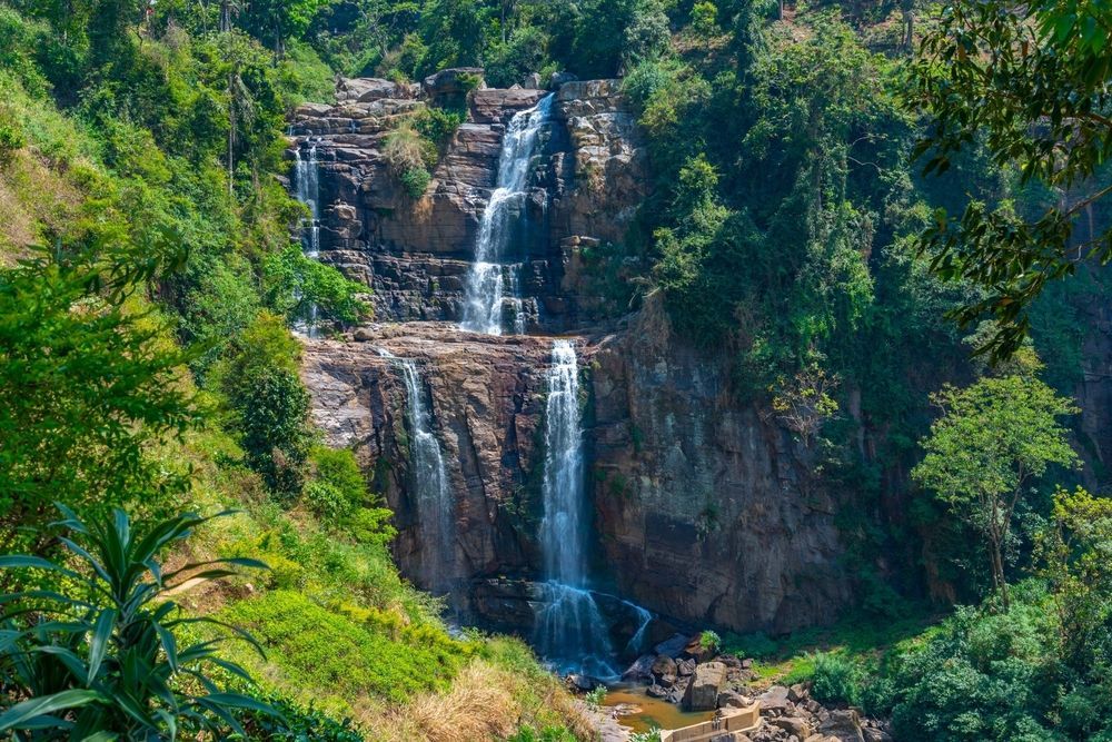 View in Ramboda Falls