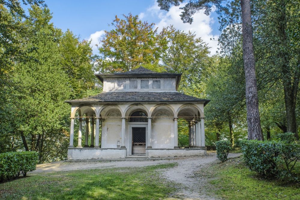 View in Sacro Monte di Orta (UNESCO)