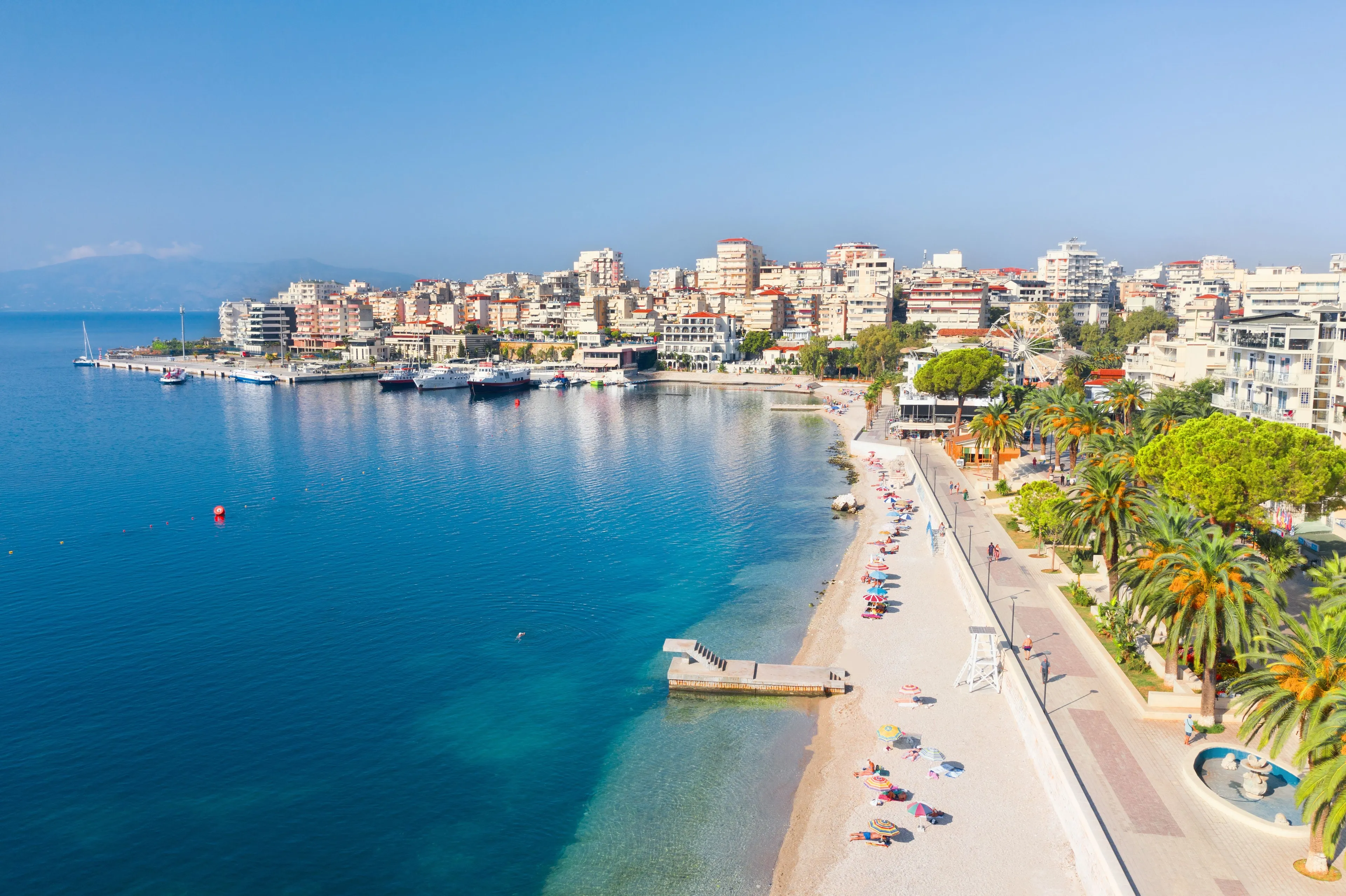 View in Sarandë, Albania