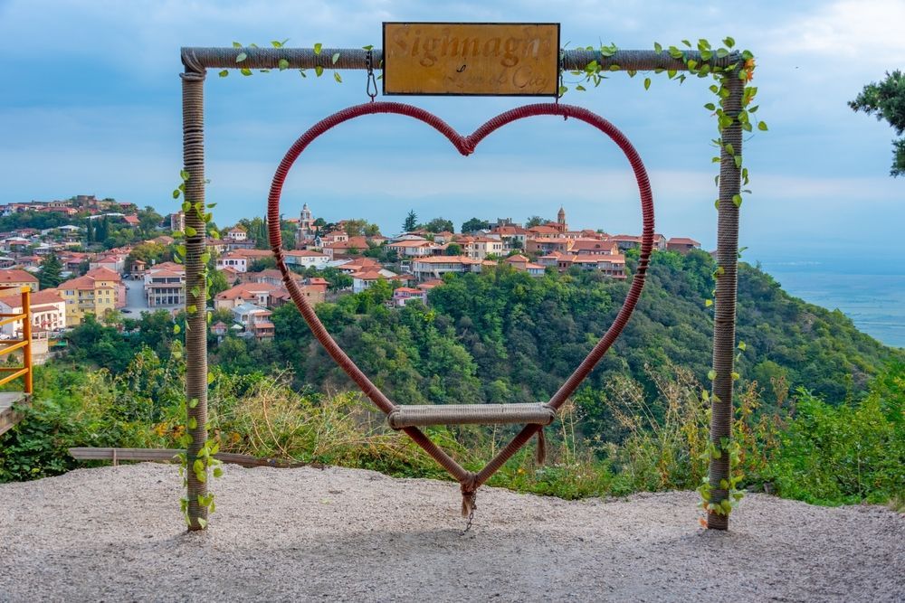View in Sighnaghi (City of Love)