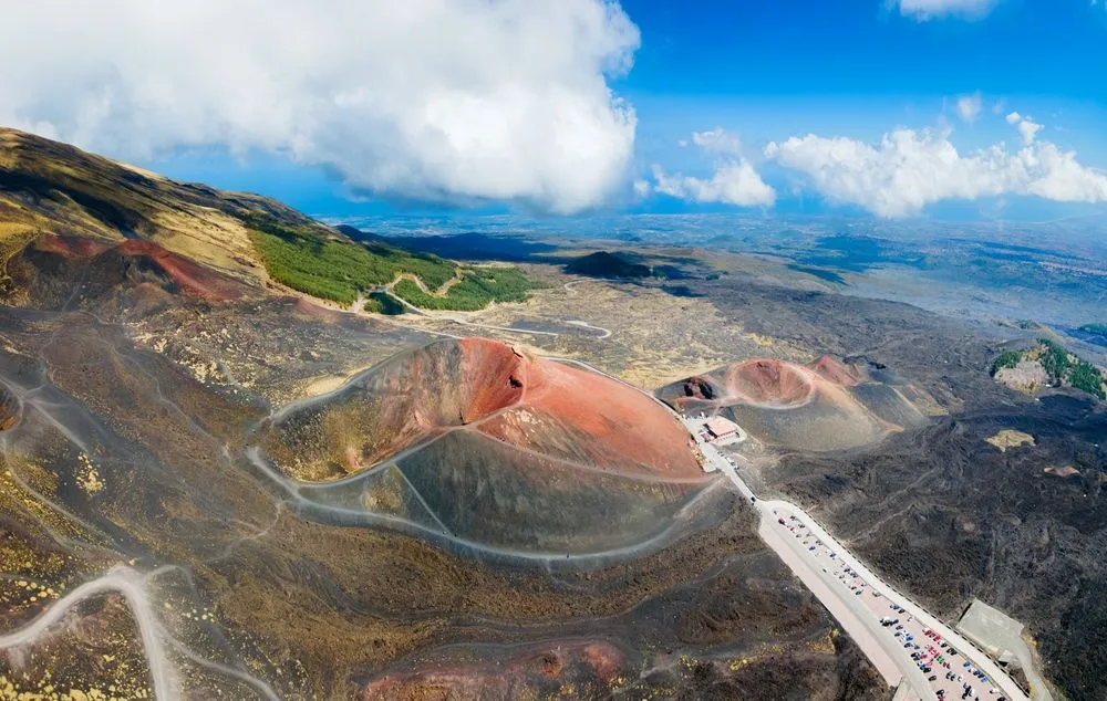 View in Rifugio Sapienza & Silvestri Craters, Etna