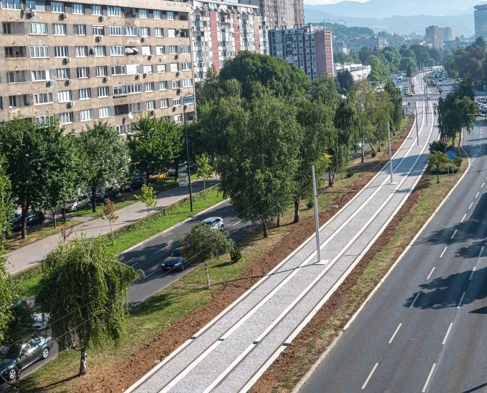 View in Sarajevo, Skenderija