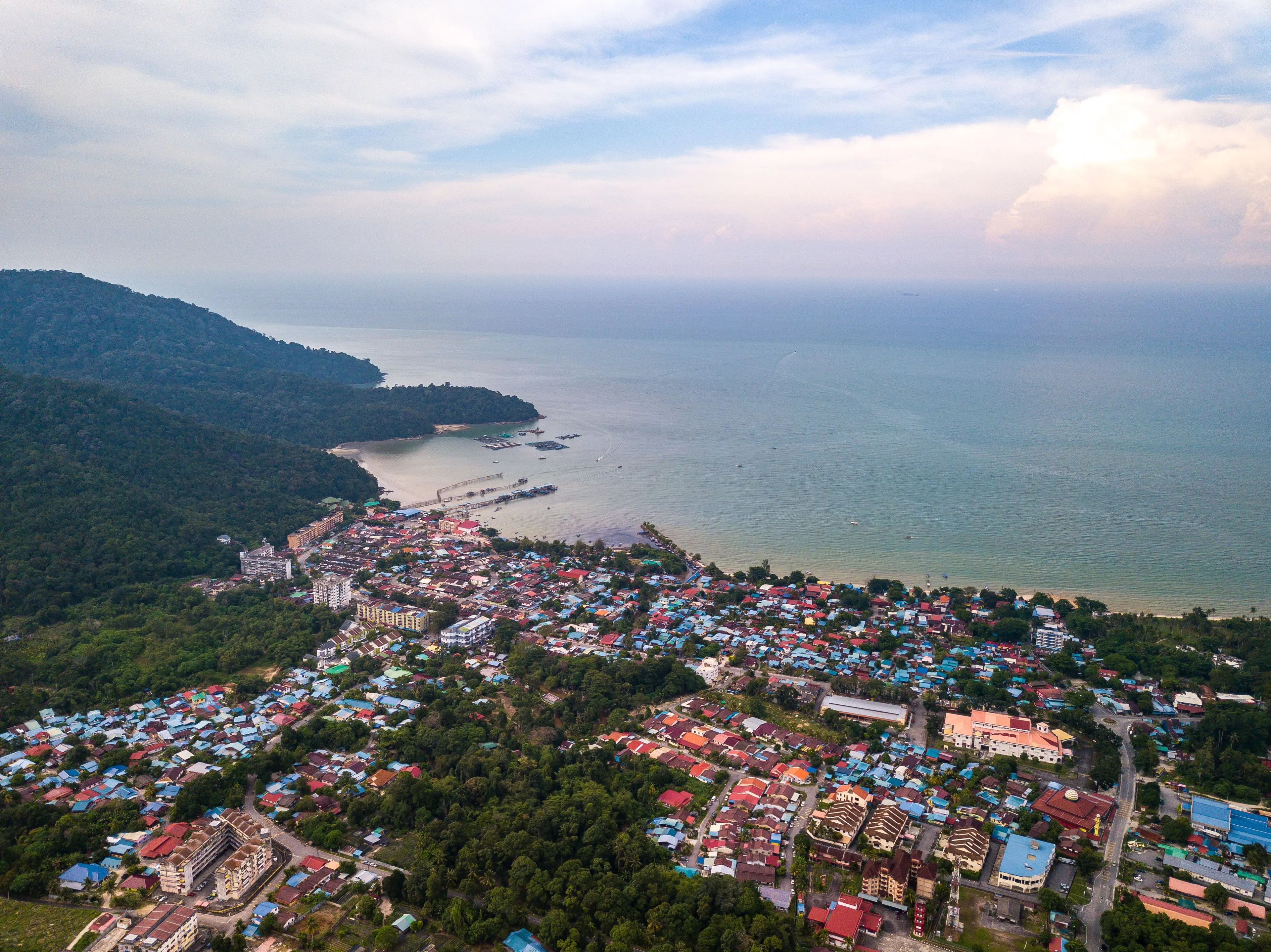 View in Teluk Bahang, Malaysia