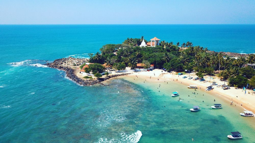 View in Unawatuna Beach