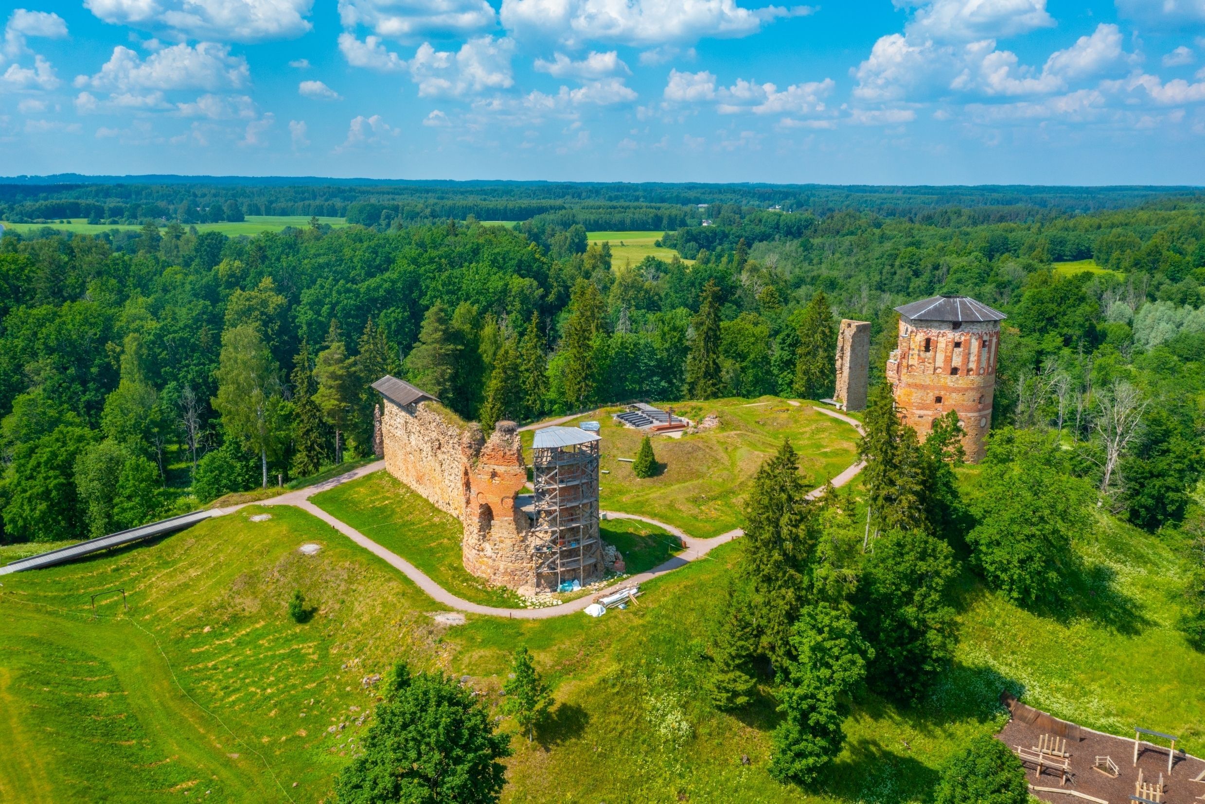 View in Vastseliina Castle