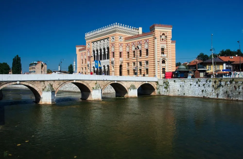 View in Vijećnica (City Hall)