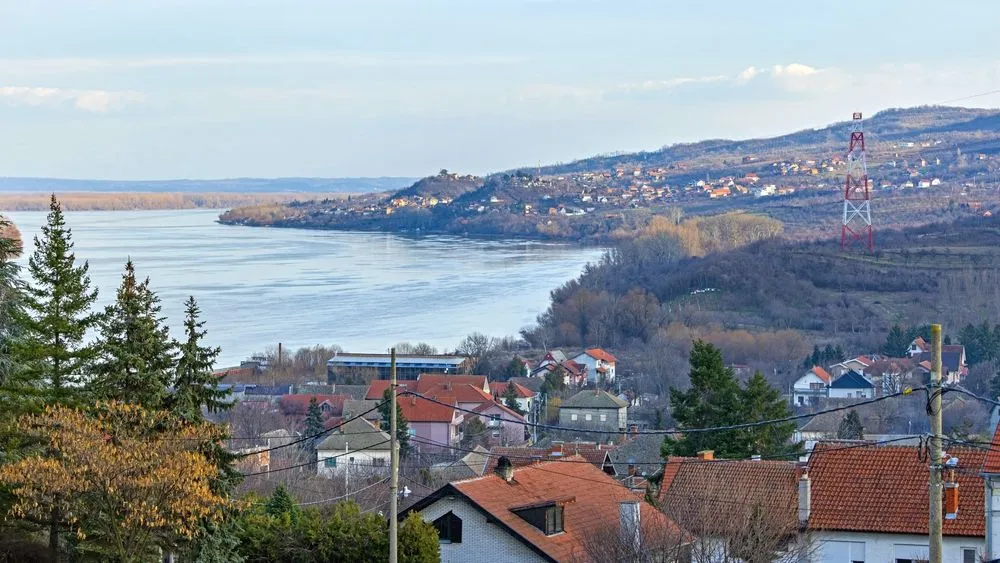 View in Vinča Village Area