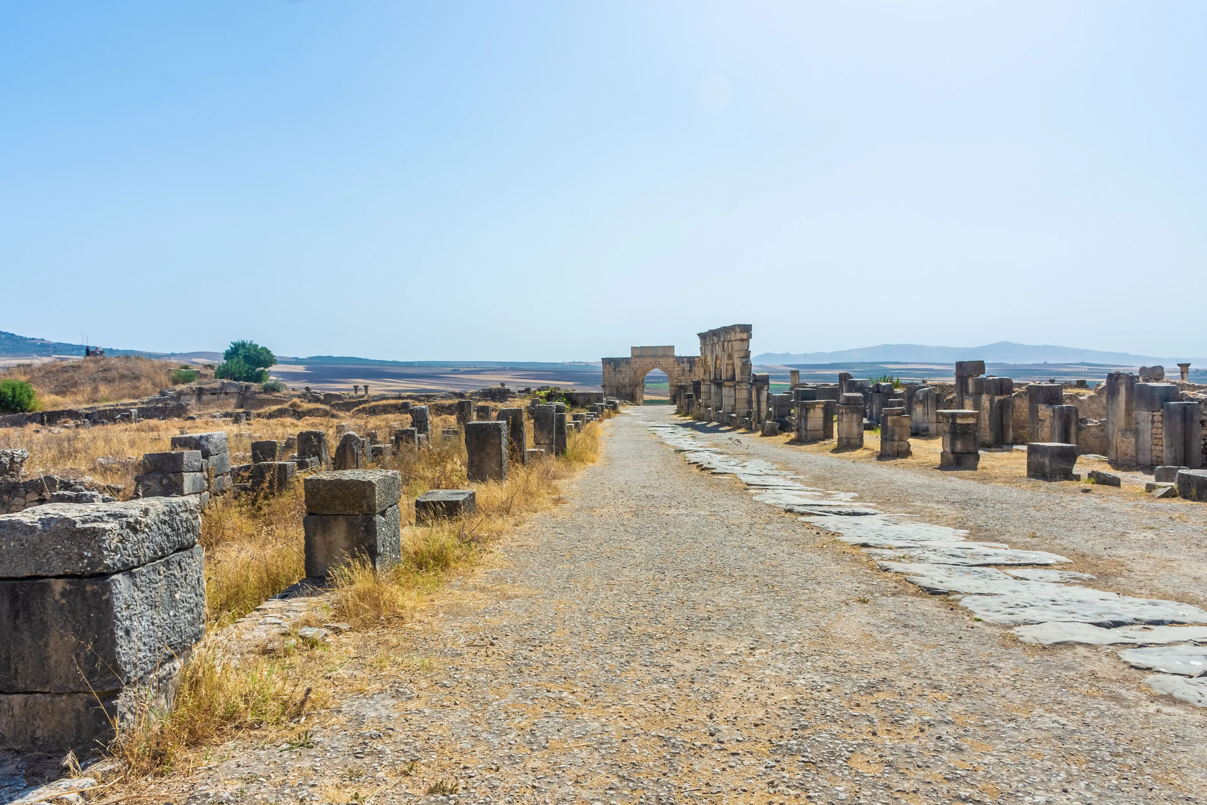 View in Volubilis