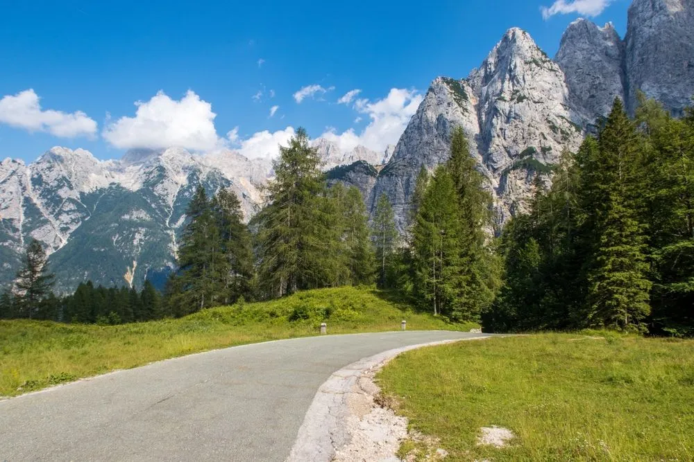 View in Vršič Pass