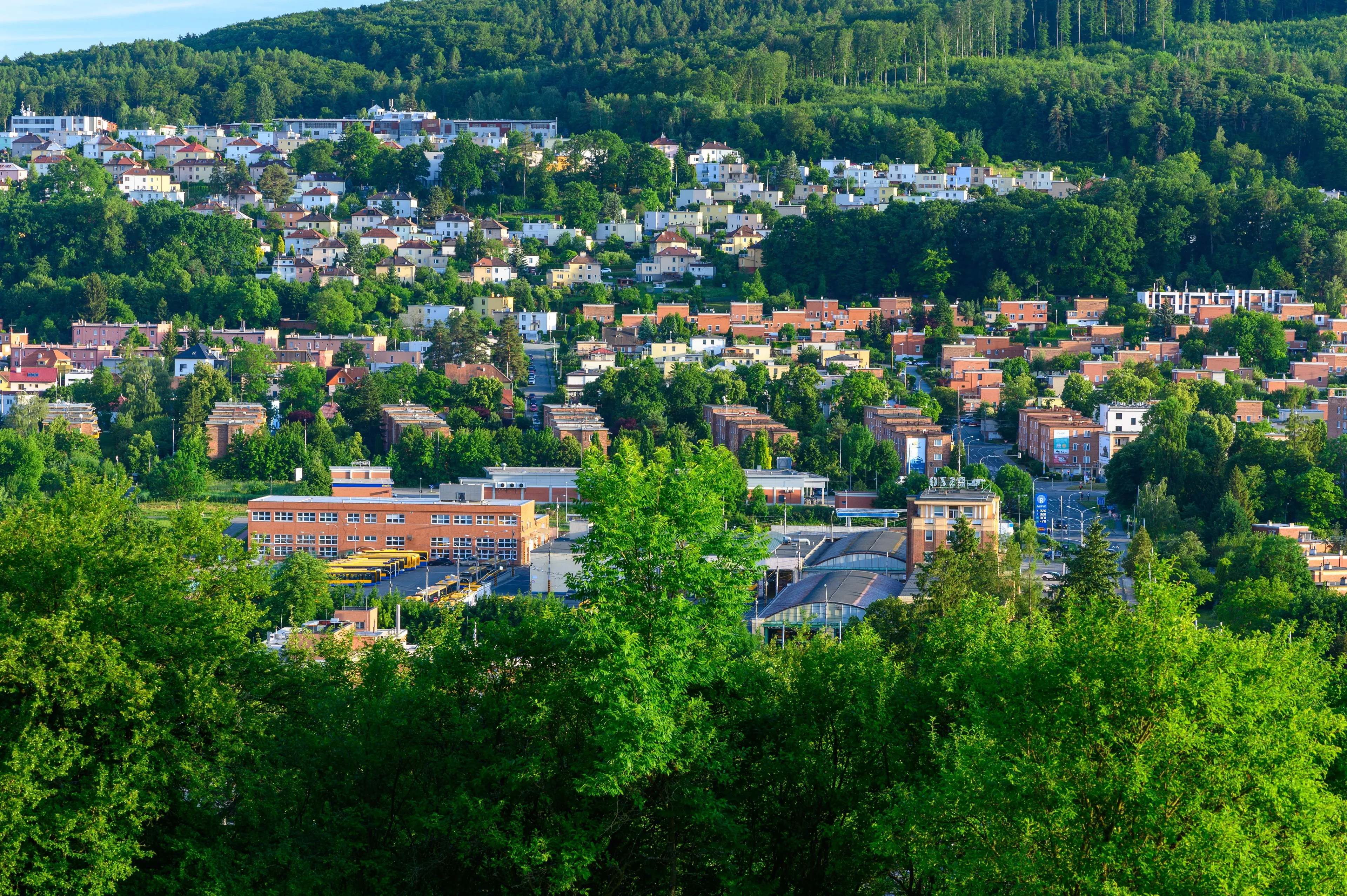 View in Zlín, Czech Republic