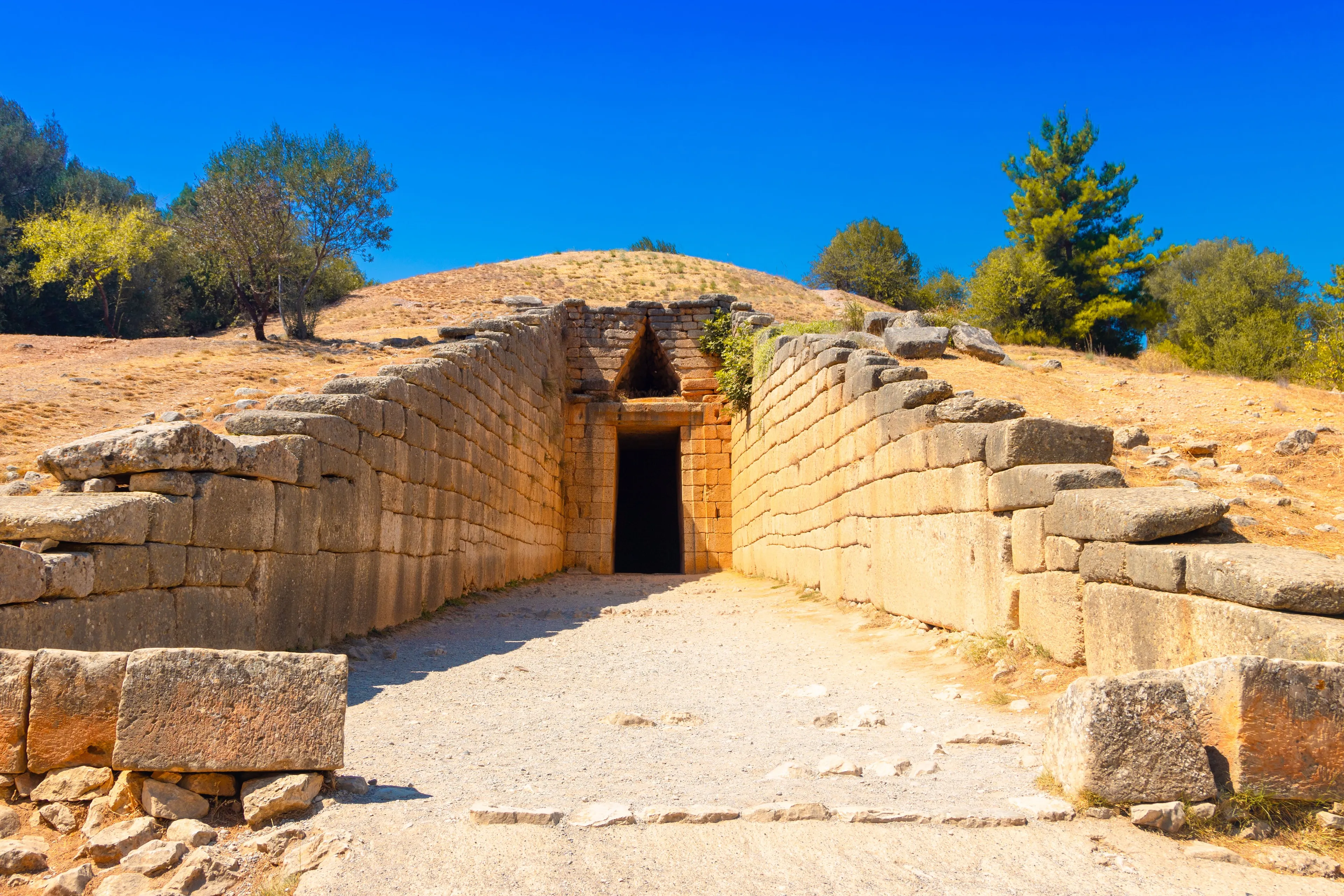 View in Mycenae